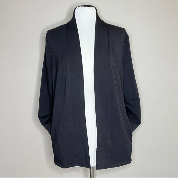 TALBOTS Micro Modal Stretch Open Front Cardigan Sweater - Picture 3 of 7